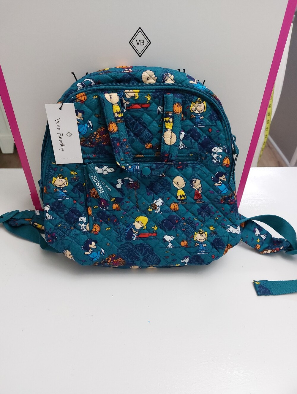 Vera Bradley Fall For Peanuts Totepack NWT